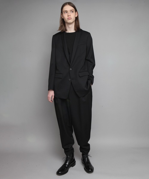 ATO（アトウ） テーラードジャケット 44 ブラック メンズ : ZOZOTOWN