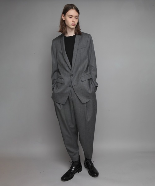 ATO（アトウ） テーラードジャケット 44 ブラック メンズ : ZOZOTOWN