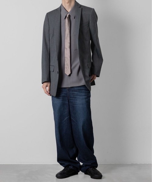 ATO（アトウ） テーラードジャケット 44 ブラック メンズ : ZOZOTOWN