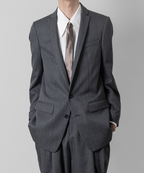 ATO（アトウ） テーラードジャケット 44 ブラック メンズ : ZOZOTOWN