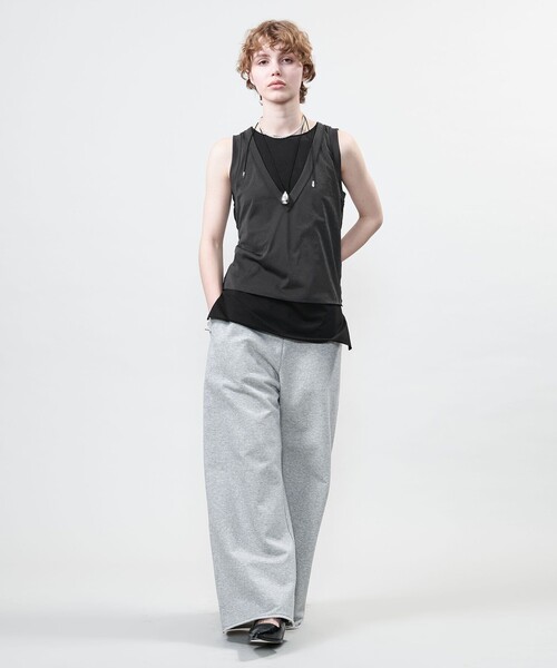 ASTRAET tシャツ 「ASTRAET」テンジクxシフォン レイヤード
