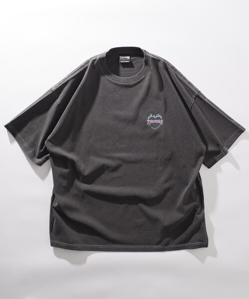 激レア THRASHER ファイヤーハートロゴ Tシャツ Mアッシュグレー 2399000765469.jpg