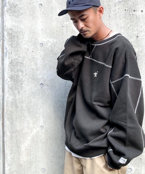 「Java」 スウェットカットソー SMALL ブルー メンズ