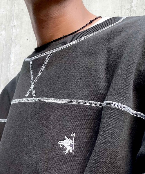 「Java」 スウェットカットソー SMALL ブルー メンズ