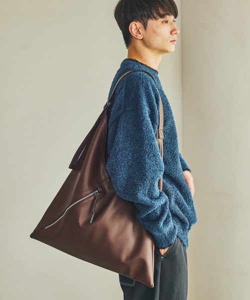 LAKOLE トートバッグ サンカクZIPトートバッグ / 490058 メンズ