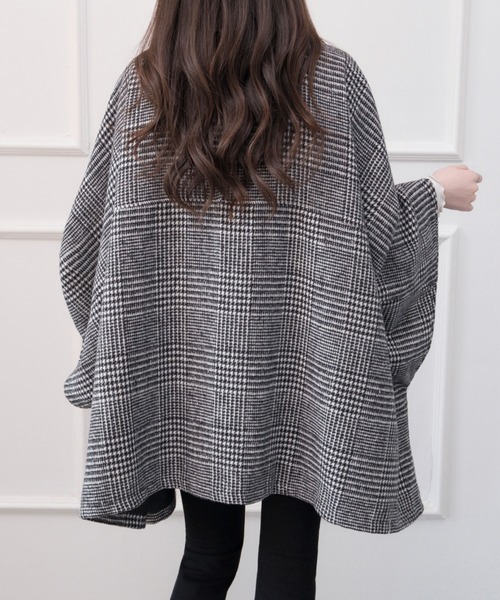 「ABITOKYO」 ポンチョ FREE モカ レディース_画像2