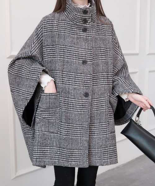 「ABITOKYO」 ポンチョ FREE モカ レディース_画像6