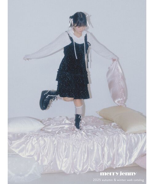 merry jenny（メリージェニー） ワンピース コルセットベロア