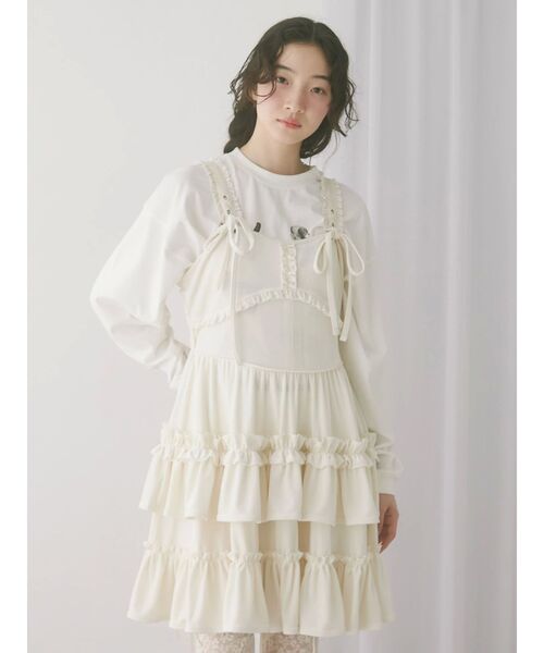 merry jenny（メリージェニー） ワンピース コルセットベロア