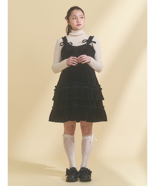 merry jenny（メリージェニー） ワンピース コルセットベロア