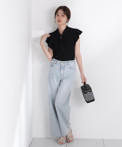 PROPORTION BODY DRESSING ニット セーター 2WAYタイ付き