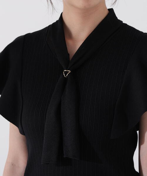 PROPORTION BODY DRESSING ニット セーター 2WAYタイ付き