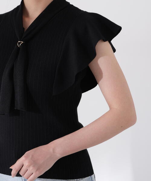 PROPORTION BODY DRESSING ニット セーター 2WAYタイ付き