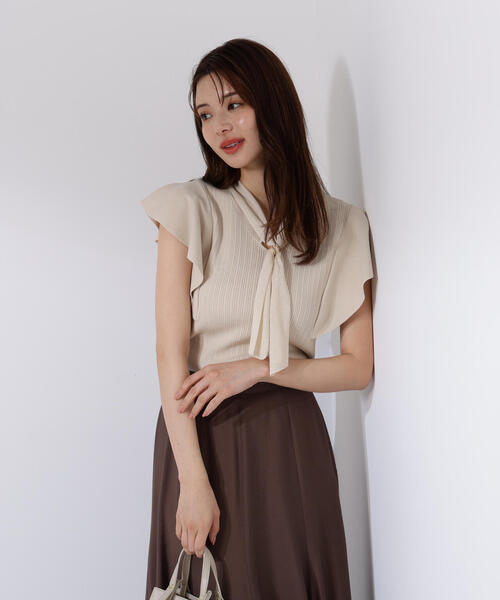 PROPORTION BODY DRESSING ニット セーター 2WAYタイ付き