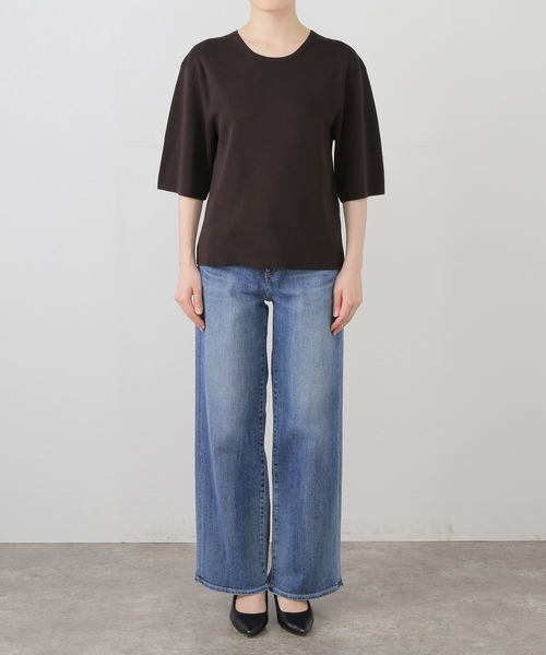 ニット セーター Maison IENA コットンシルクプルオーバー レディース IENA ニット セーター Maison コットンシルクプルオーバー
