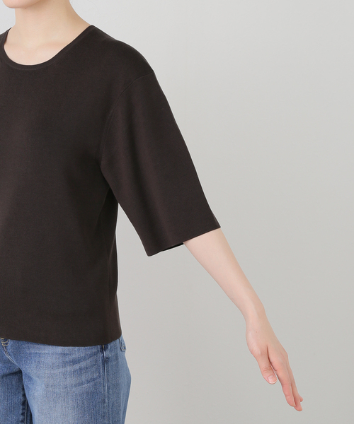 ニット セーター Maison IENA コットンシルクプルオーバー レディース IENA ニット セーター Maison コットンシルクプルオーバー