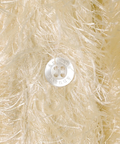 anuans（アニュアンス） ブラウス シャツ シャギージャガードシャツ