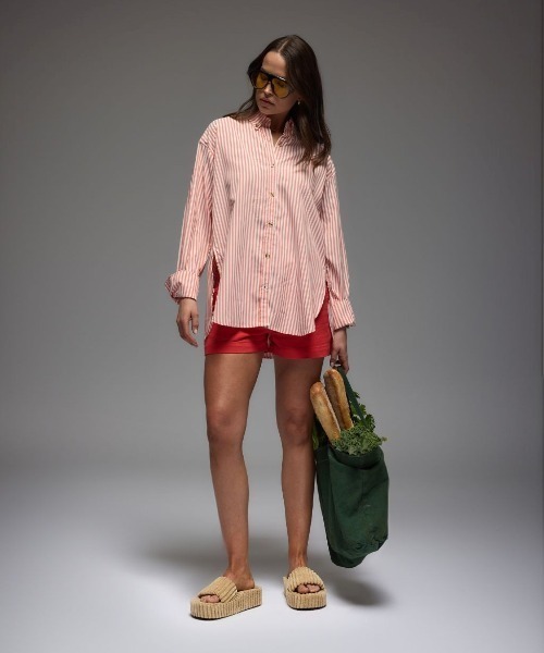 ブラウス シャツ VERANO STRIPE SHIRT レディース