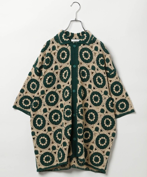 BAYFLOW シャツ クロシェニットシャツ メンズ レディース