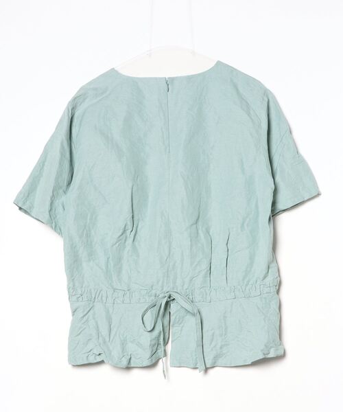 「haupia」 半袖ブラウス 38 グリーン レディース_画像2