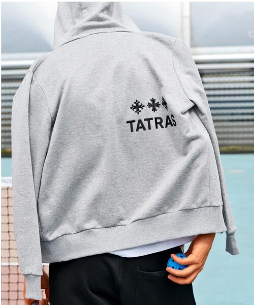 【TATRAS】 タトラス ロゴ入り 切り替え パーカー ★希少★ TATRAS（タトラス） パーカー BARBIO バルビオ メンズ : ZOZOTOWN