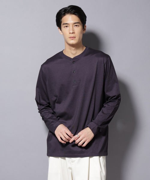 ナノ・ユニバース　カットソー カセットテーププリント白半袖Tシャツ（Tシャツ/カットソー）｜NANO