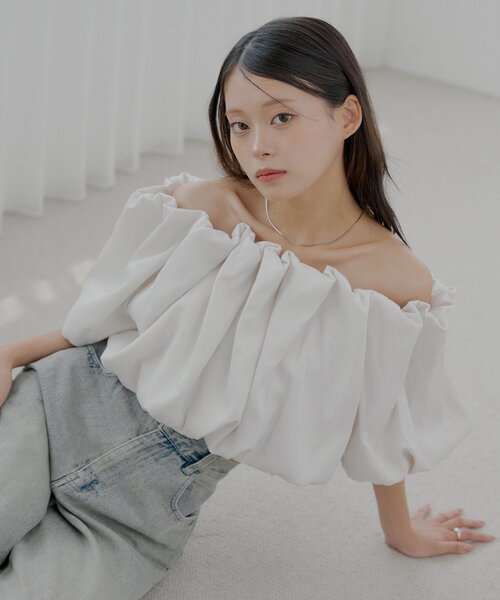 cocodeal オフショルバルーンカットソー オフショルバルーンカットソー｜PETAL ONLINE（ペタルオンライン）