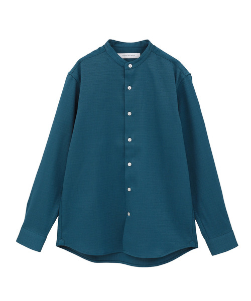 MEN'S MELROSE シャツ ウーリースラブオックス スタンダードバンド