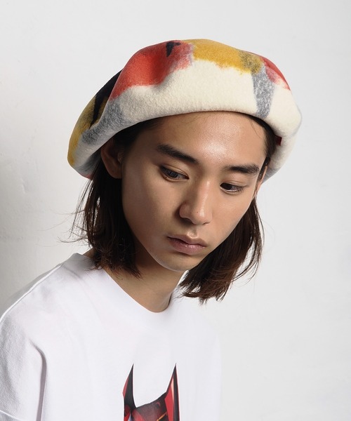 RADIO EVA 帽子 ベレー帽 RADIO EVA C019 EVANGELION Paint Beret by