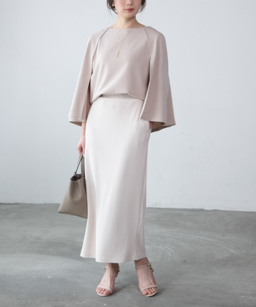 「M.deux」 タイトスカート MEDIUM オフホワイト レディース_画像2