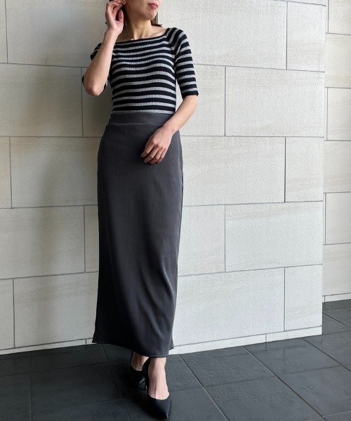 「M.deux」 タイトスカート MEDIUM オフホワイト レディース_画像3