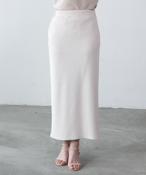 「M.deux」 タイトスカート MEDIUM オフホワイト レディース_画像6
