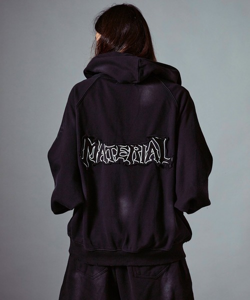 Theater code パーカー Raglan Silhouette Zip-Up Hoodie/ラグラン