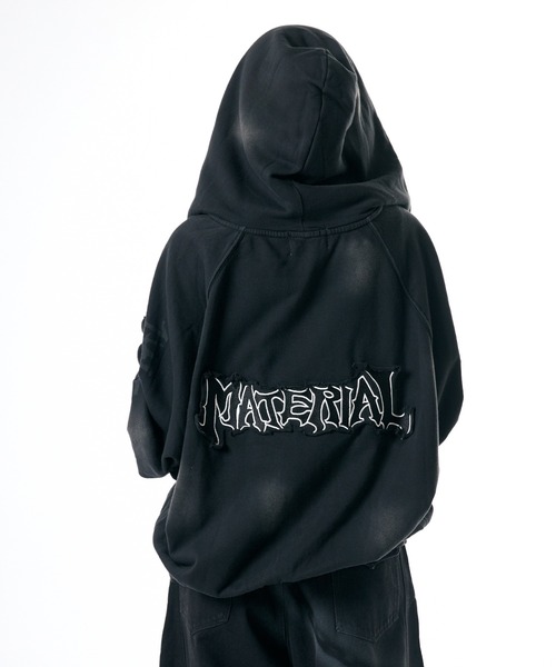 Theater code パーカー Raglan Silhouette Zip-Up Hoodie/ラグラン