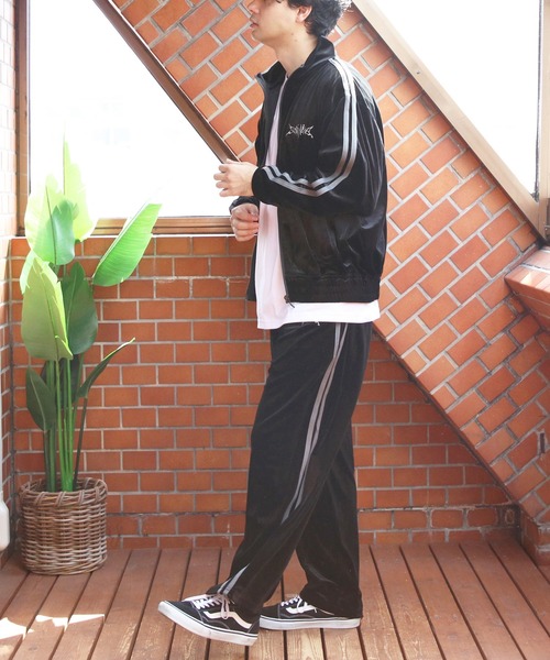 8 ジャージ ベロアトラックジャケット メンズ レディース : ZOZOTOWN