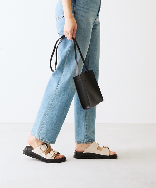 「menue」 フラットサンダル M ブラック レディース_画像7