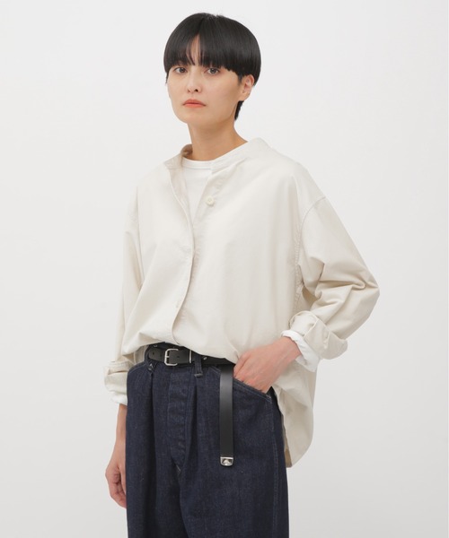 MHL.（エムエイチエル） ブラウス シャツ SOFT HOPSACK レディース