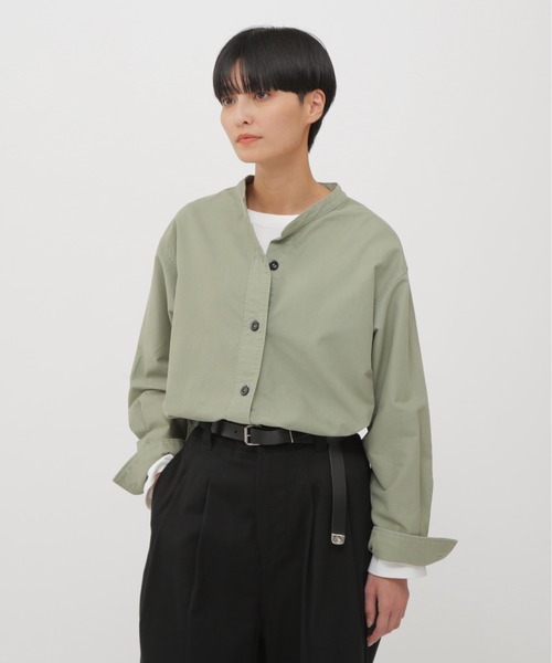 MHL.（エムエイチエル） ブラウス シャツ SOFT HOPSACK レディース