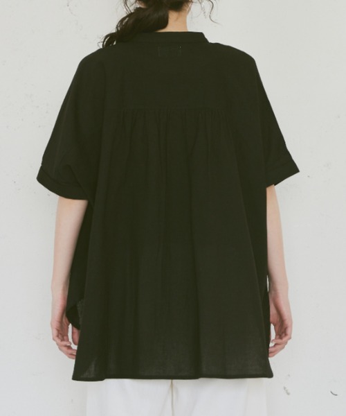 「Libra Cue」 半袖ブラウス FREE ブラック レディース_画像7