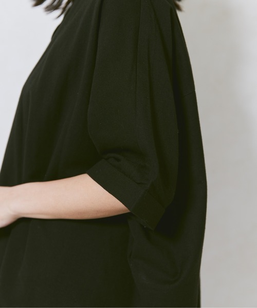 「Libra Cue」 半袖ブラウス FREE ブラック レディース_画像9