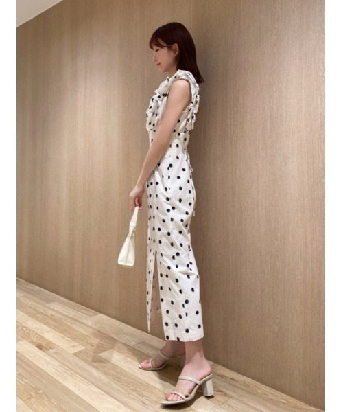 SNIDEL（スナイデル） ノースリーブワンピース 1 ホワイト レディース