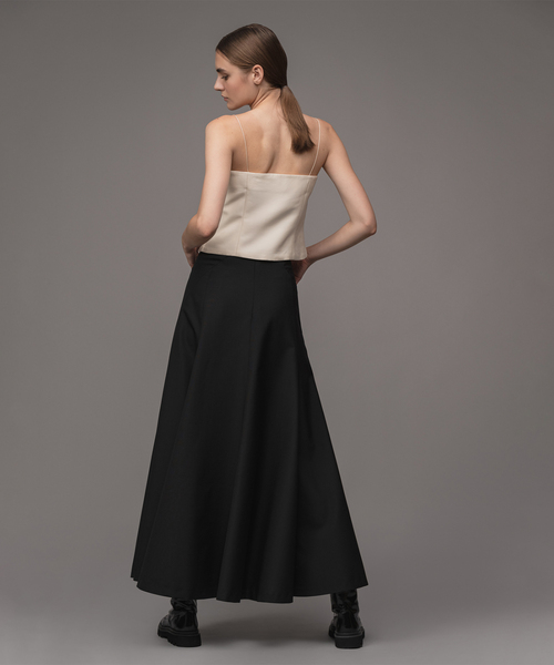 Noble 38 スカート NOBLE（ノーブル） ロングスカート 38 グレー レディース : ZOZOTOWN