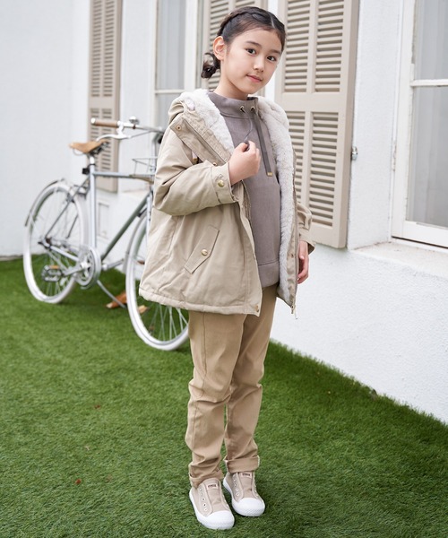 ikka（イッカ） ブルゾン アウター 「親子コーデ」総裏ファーマンパ