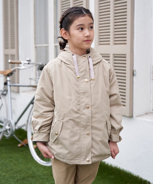 ikka（イッカ） ブルゾン アウター 「親子コーデ」総裏ファーマンパ