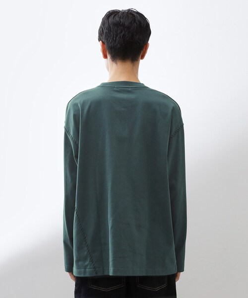 THE SHOP TK tシャツ ハンドステッチ長袖Tシャツ 「洗濯機OK」 メンズ