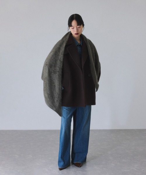 ADAM ET ROPE'（アダムエロペ） ステンカラーコート コート ウール