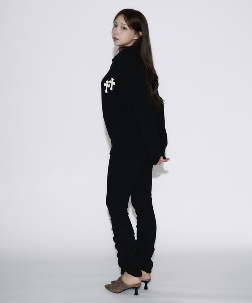 tinkerend（ティンカーエンド） ニット セーター High Neck Cross Knit