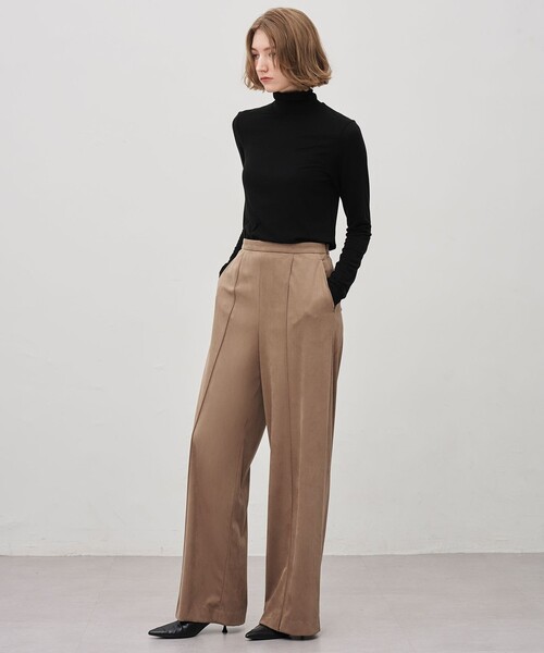 アメリヴィンテージ アメリ AMERI 24AW CRASH VELOUR WRAP SKIRT WITH