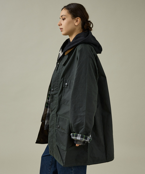 【 BARBOUR 】25AW OS ソルウェイ 40 ブラック SOLWAY/ソルウェイ】ワックスジャケット オーバーサイズフィット