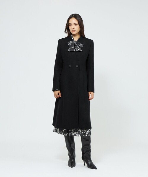 EPOCA（エポカ） ノーカラーコート コート カメリア ウールロング